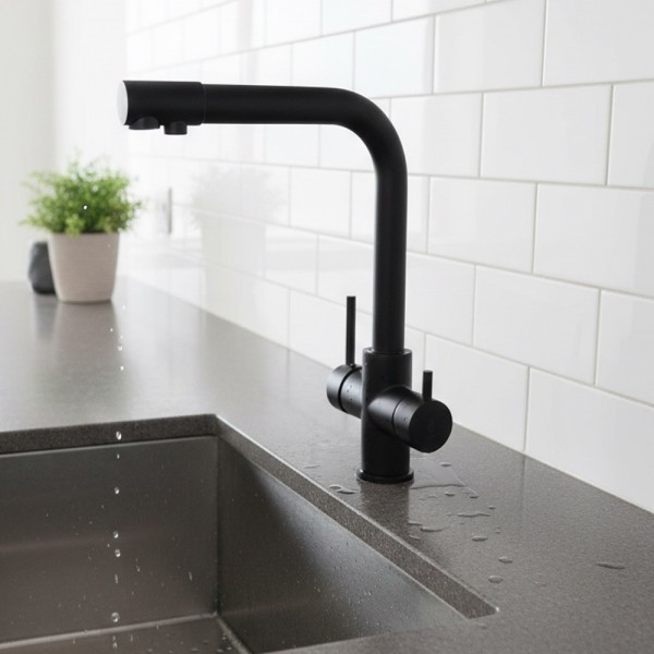 Baterie elegance 3 căi, neagra